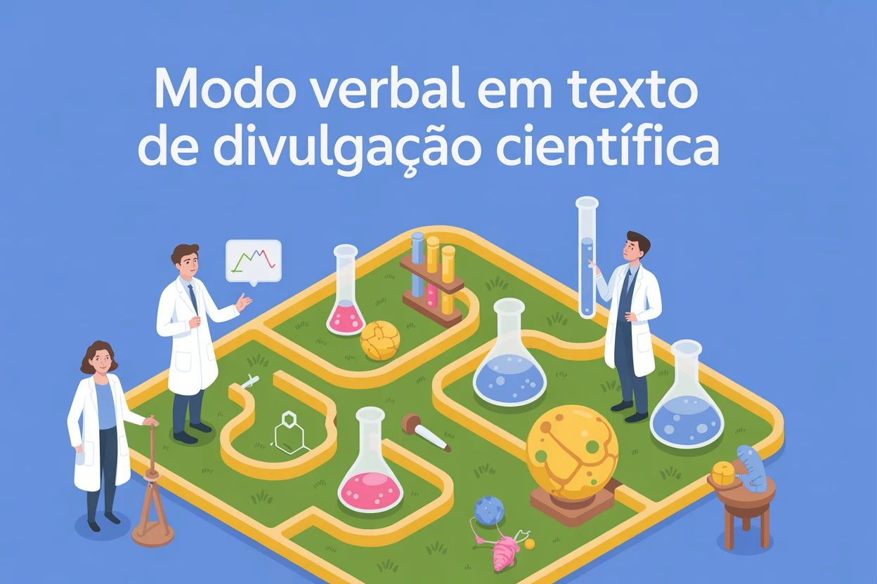 Modo verbal em texto de divulgação científica