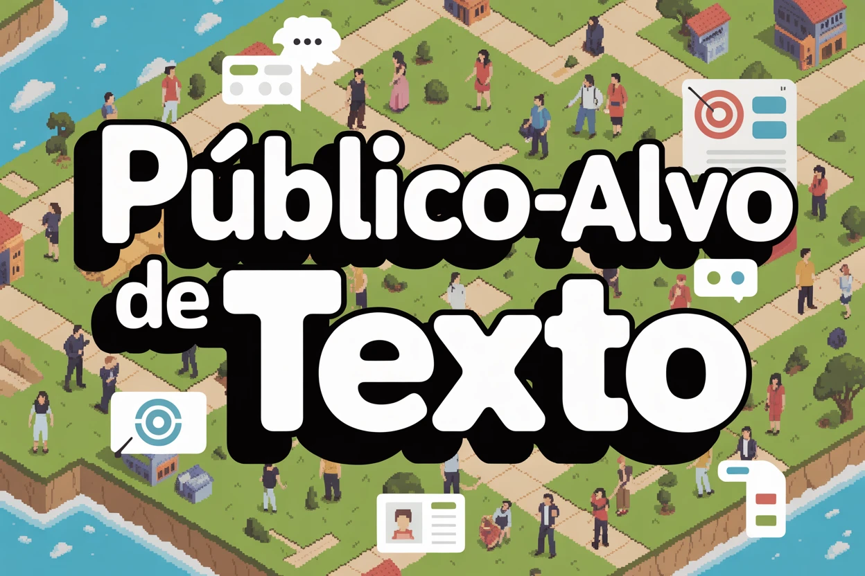 Público-alvo de texto
