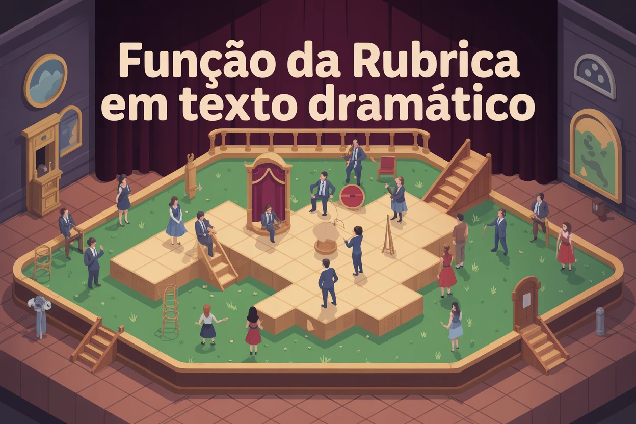 Função da rubrica em texto dramático